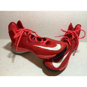 Nike Prime Hype DF Men's Red White Basketball Shoes Size 10.  US 683705-003 10.5
